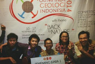 Geological Engineering Student Team Wins 1st ITB Indonesia Geology Olympics 2014