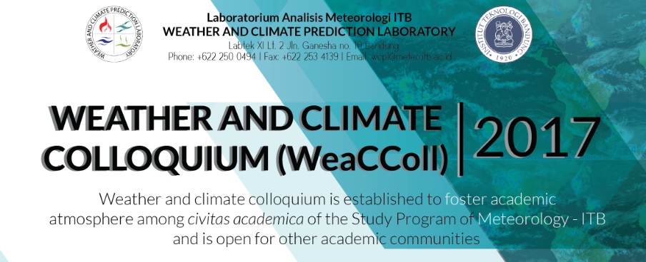 Weather And Climate Colloquium (WeaCColl) 2017