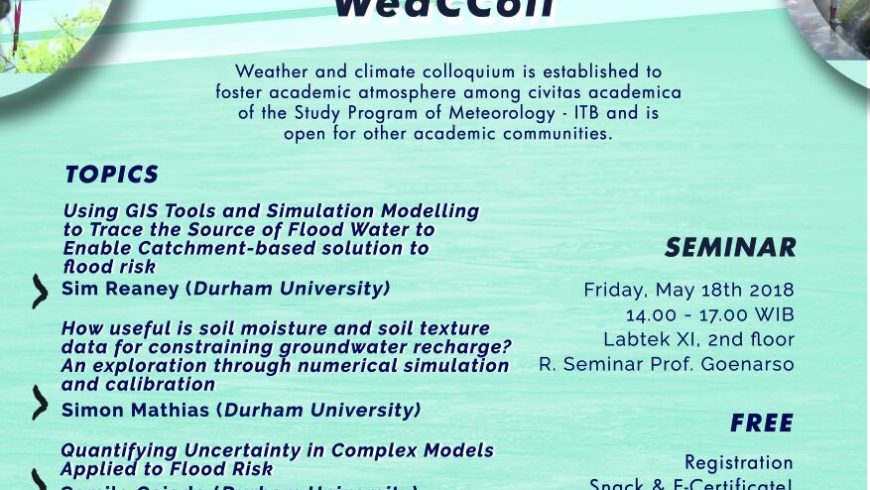 Weather  and  Climate  Colloquium