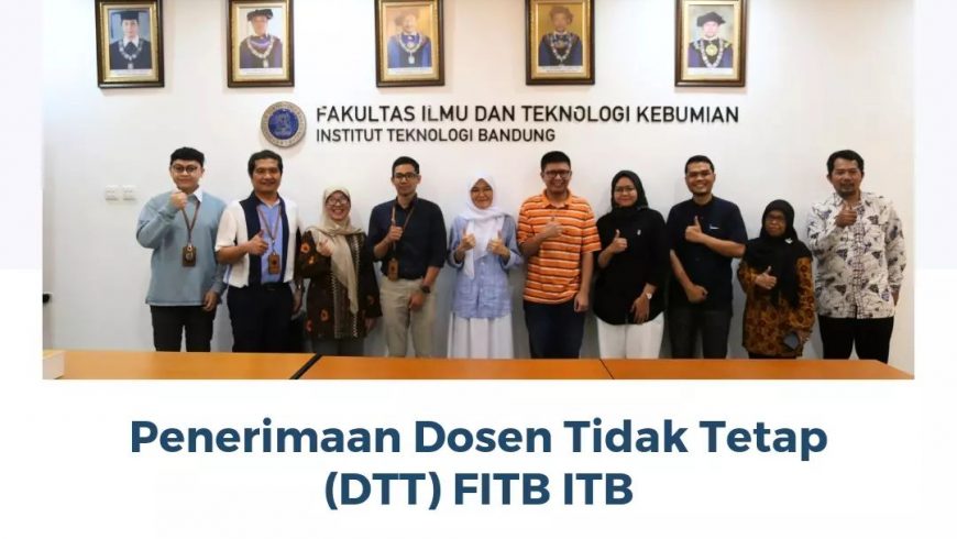 – Institut Teknologi Bandung is delighted to announce the arrival of new lectors to the Faculty of Earth Sciences and Technology