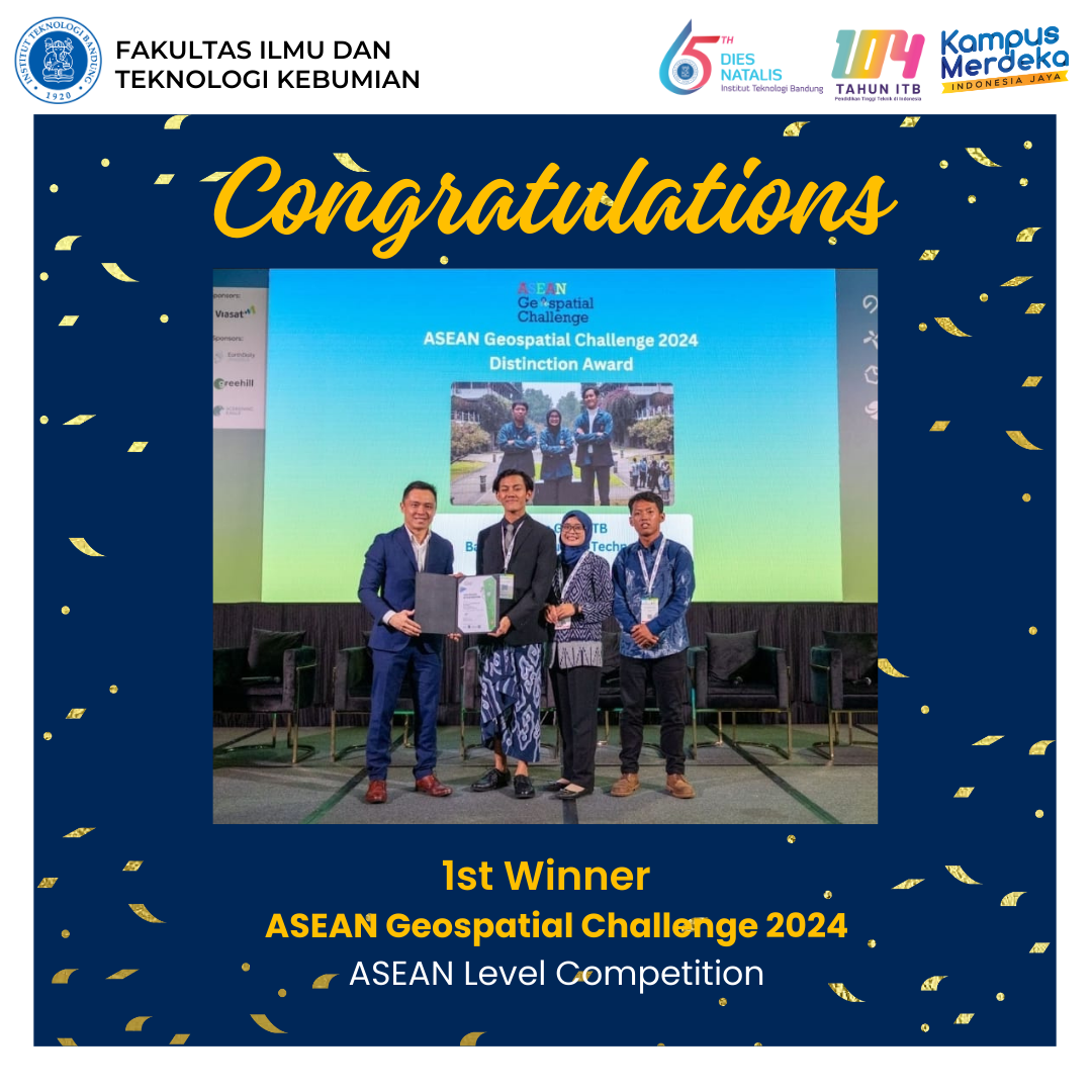 1st  place winner in the ASEAN Geospatial Challenge 2024